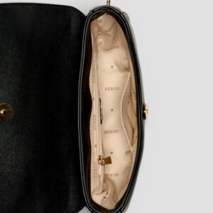 Guess Black cerelia shoulder satchel bag