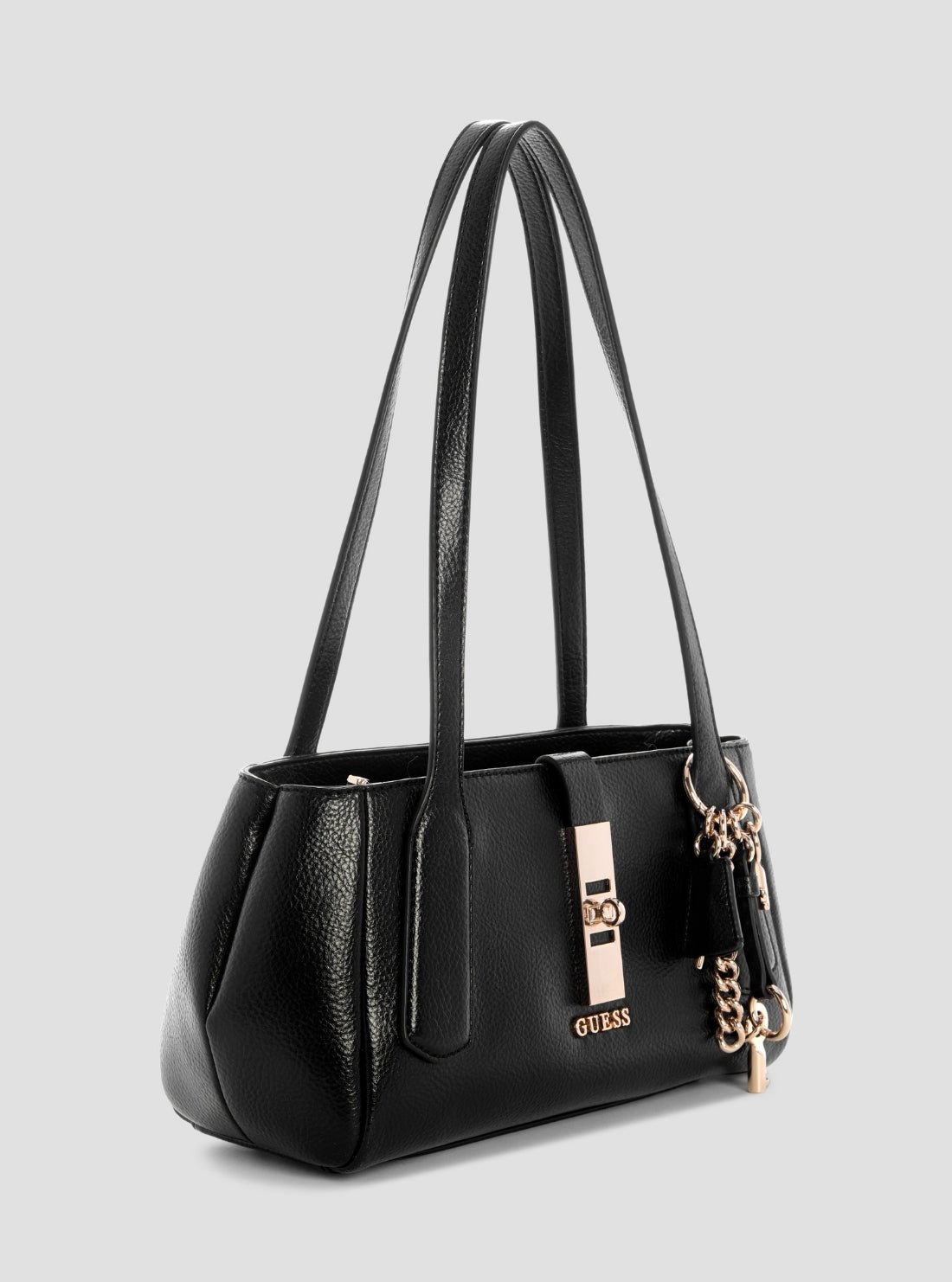 Guess Black brooke shoulder satchel bag