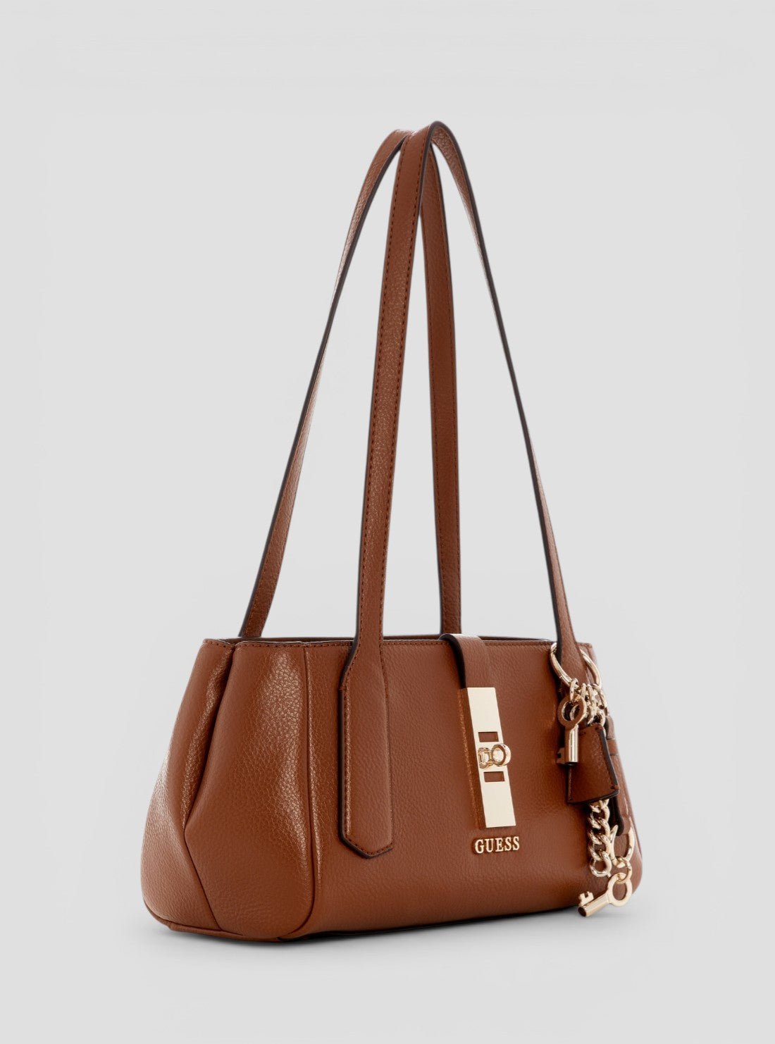 Guess Brown brooke shoulder satchel bag