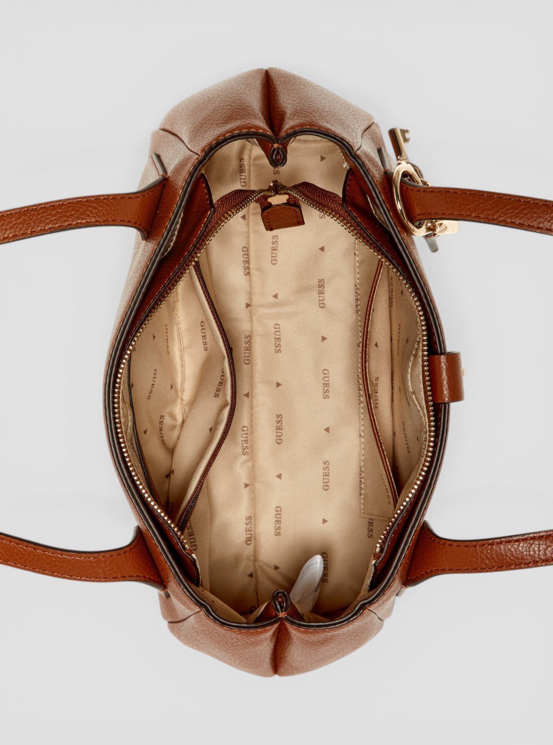 Guess Brown brooke shoulder satchel bag