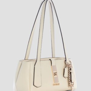 Guess White brooke shoulder satchel bag