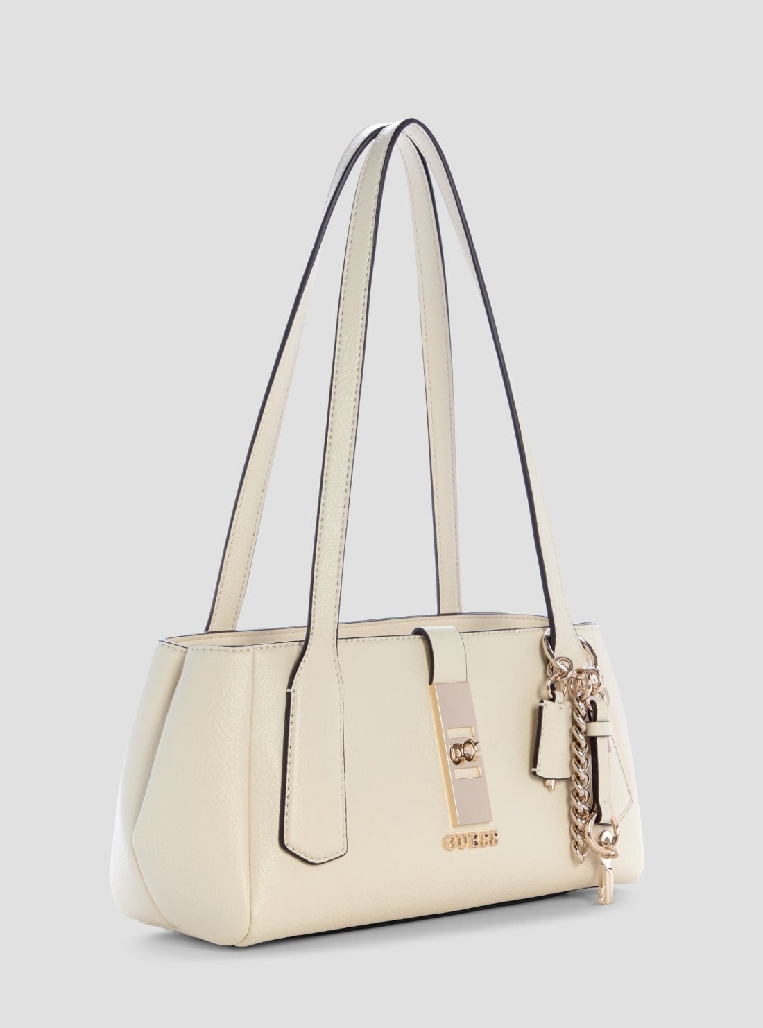 Guess White brooke shoulder satchel bag
