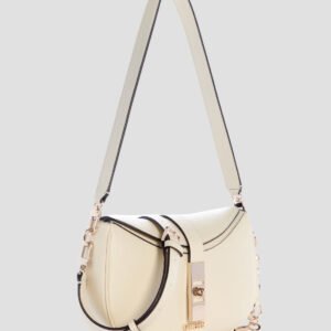 Guess White brooke shoulder bag