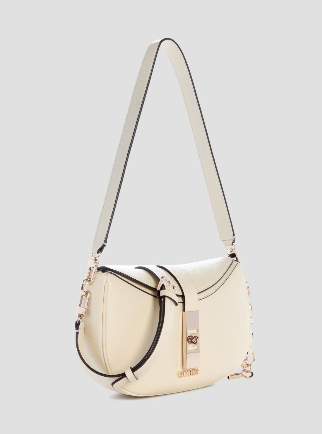 Guess White brooke shoulder bag
