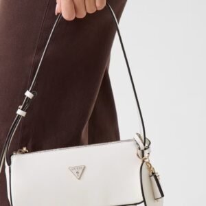 Guess White isobel mini shoulder bag