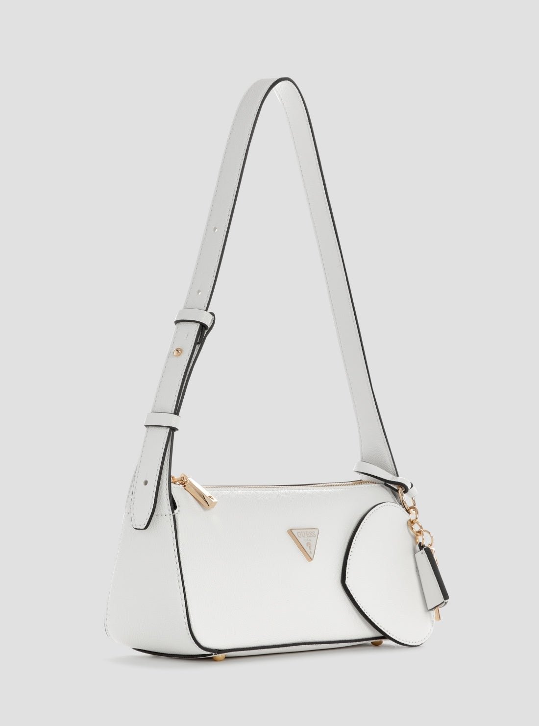 Guess White isobel mini shoulder bag