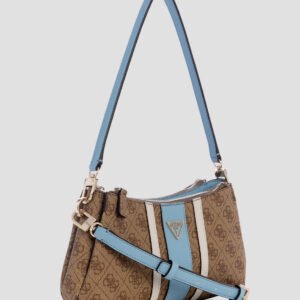 Guess Brown blue noelle ii mini shoulder crossbody bag