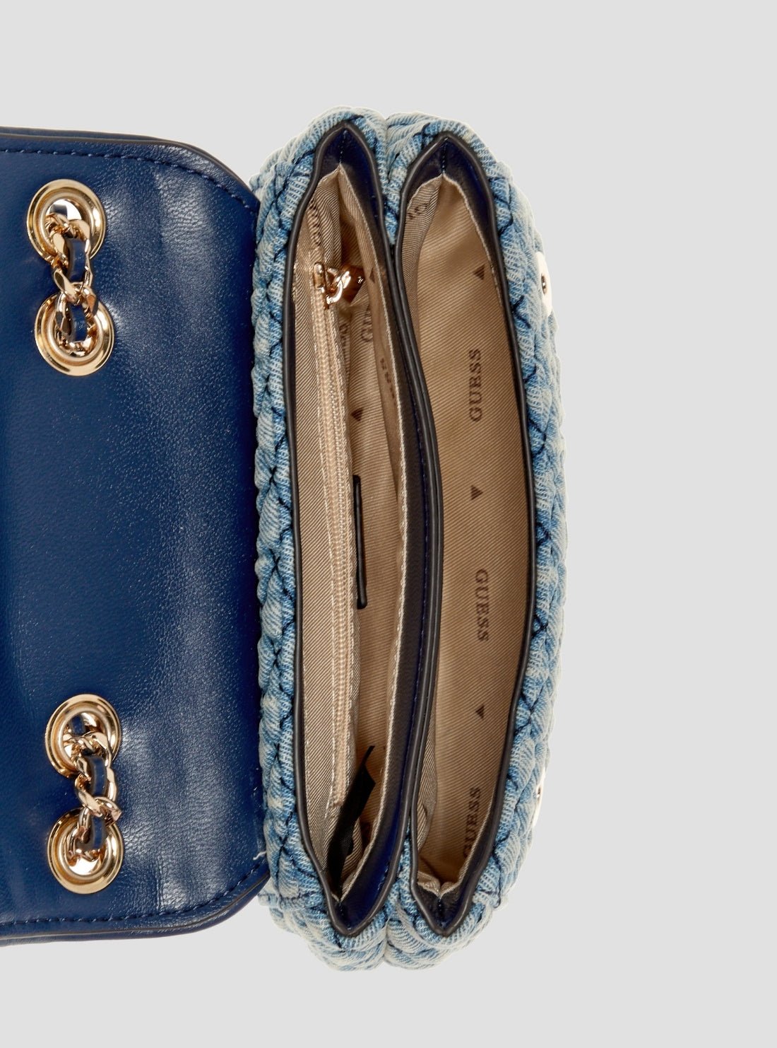 Guess Denim giully ii convertible flap bag