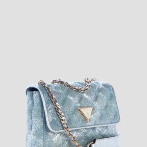 Guess Blue giully ii mini convertible flap bag