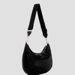 Guess Eco black gemma hobo shoulder bag