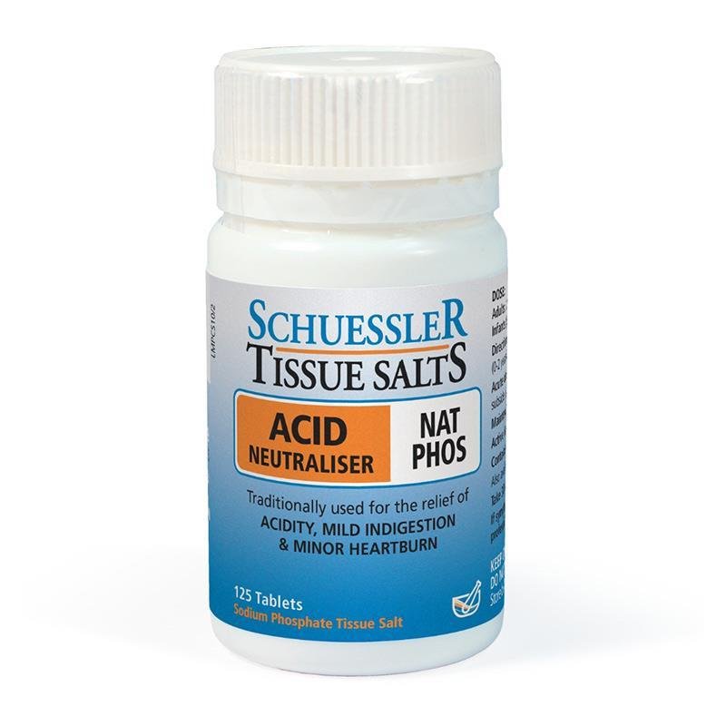 Tissue Salts Nat Phos Acid Neutraliser 125 Tablets