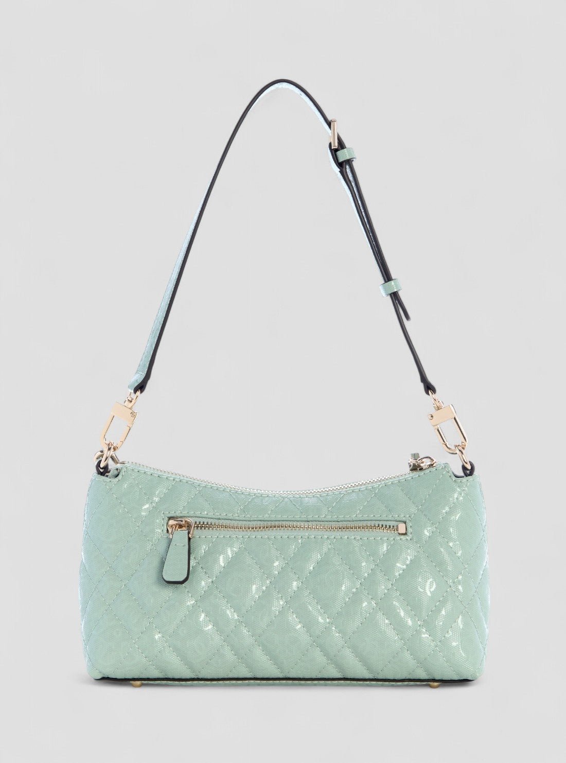 Guess Green logo isemay shoulder bag