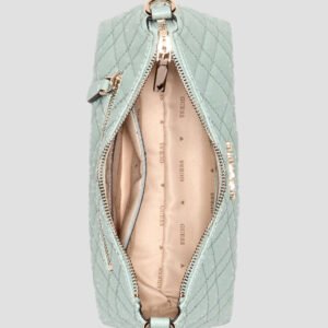 Guess Green logo isemay shoulder bag