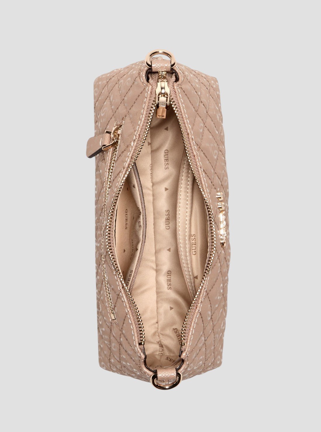 Guess Pale mocha logo isemay shoulder bag