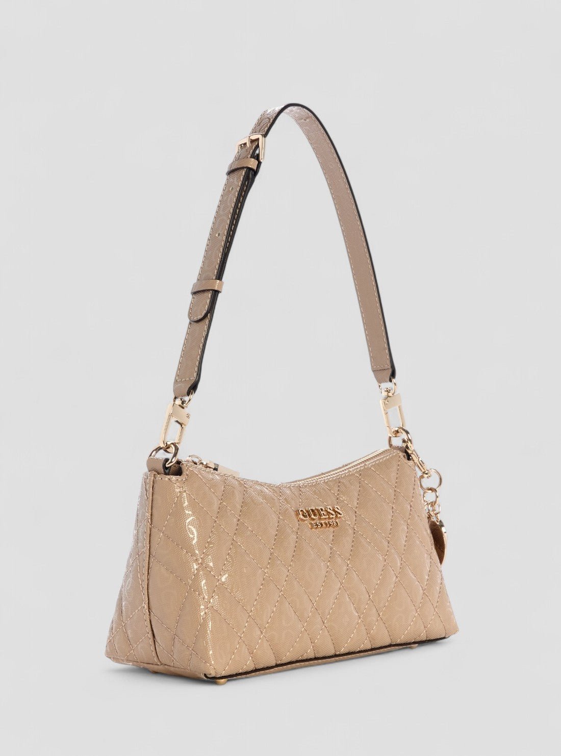 Guess Pale mocha logo isemay shoulder bag