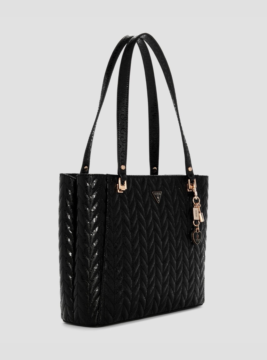 Guess Black stacey noel tote bag
