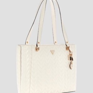 Guess Off-white stacey noel tote bag