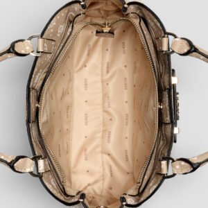 Guess Biscotti logo silia girlfriend satchel bag