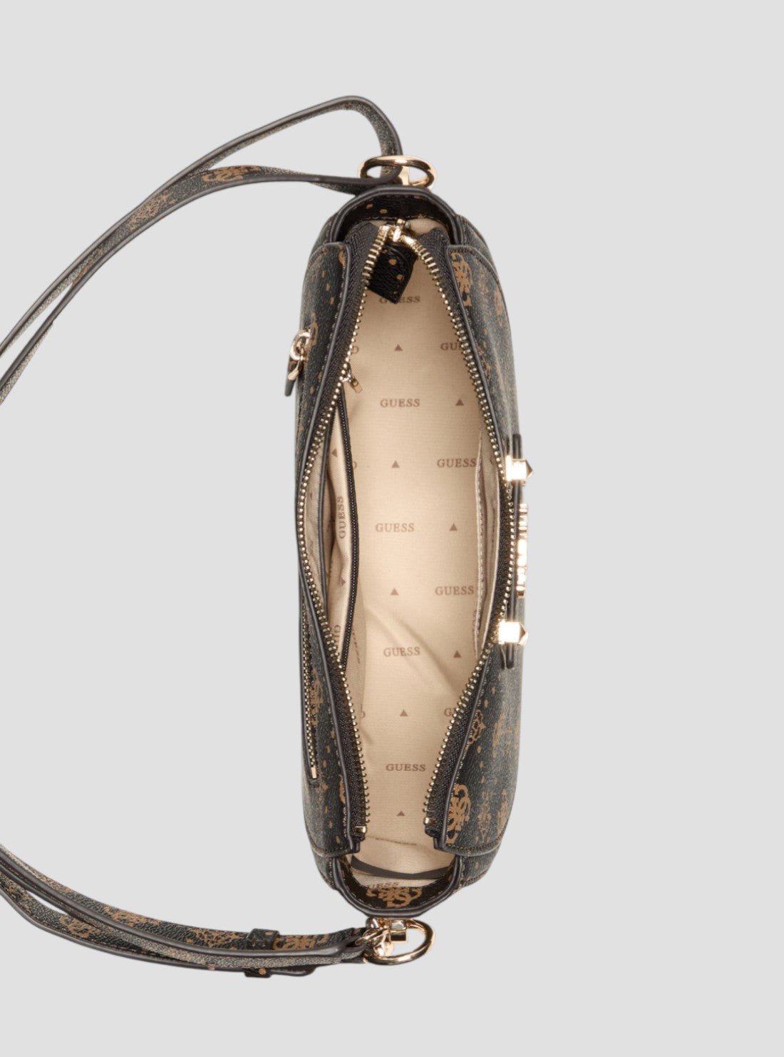 Guess Brown silia convertible shoulder bag