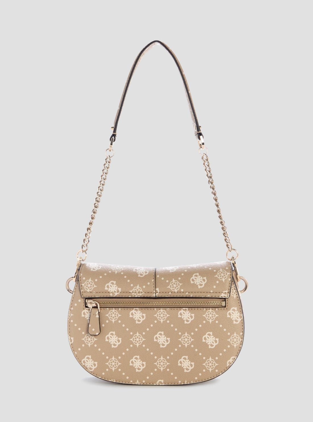 Guess Biscotti logo carrie flap shoulder bag