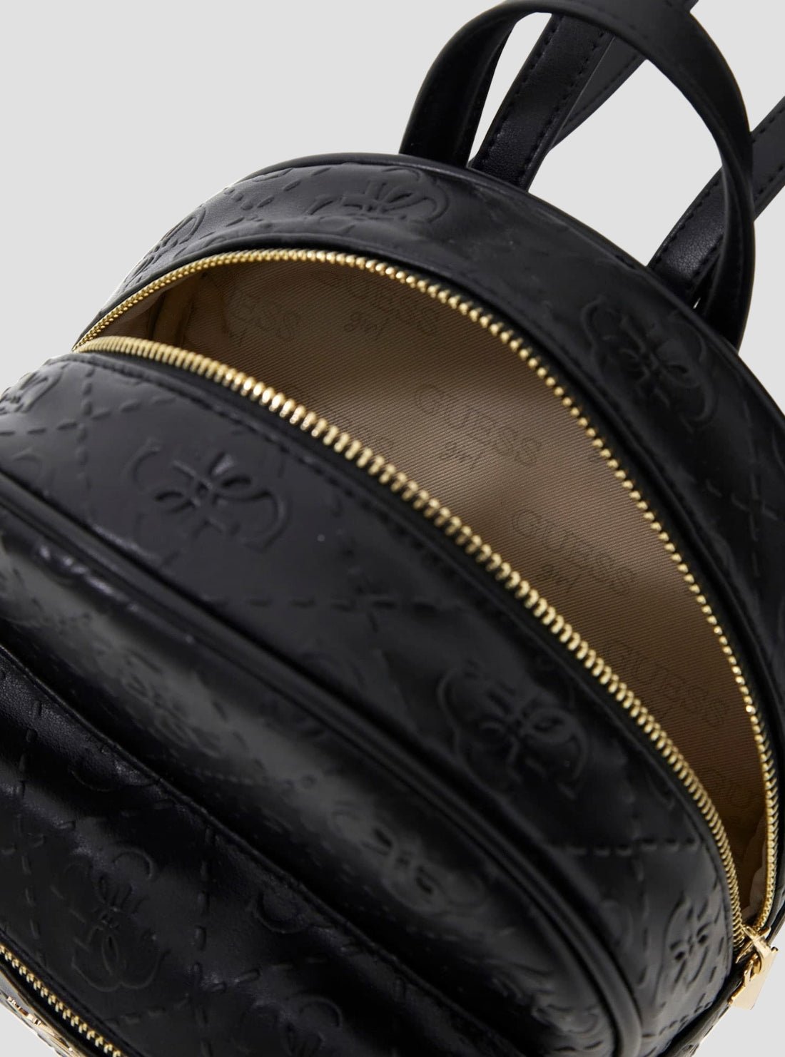 Guess Black logo mini backpack