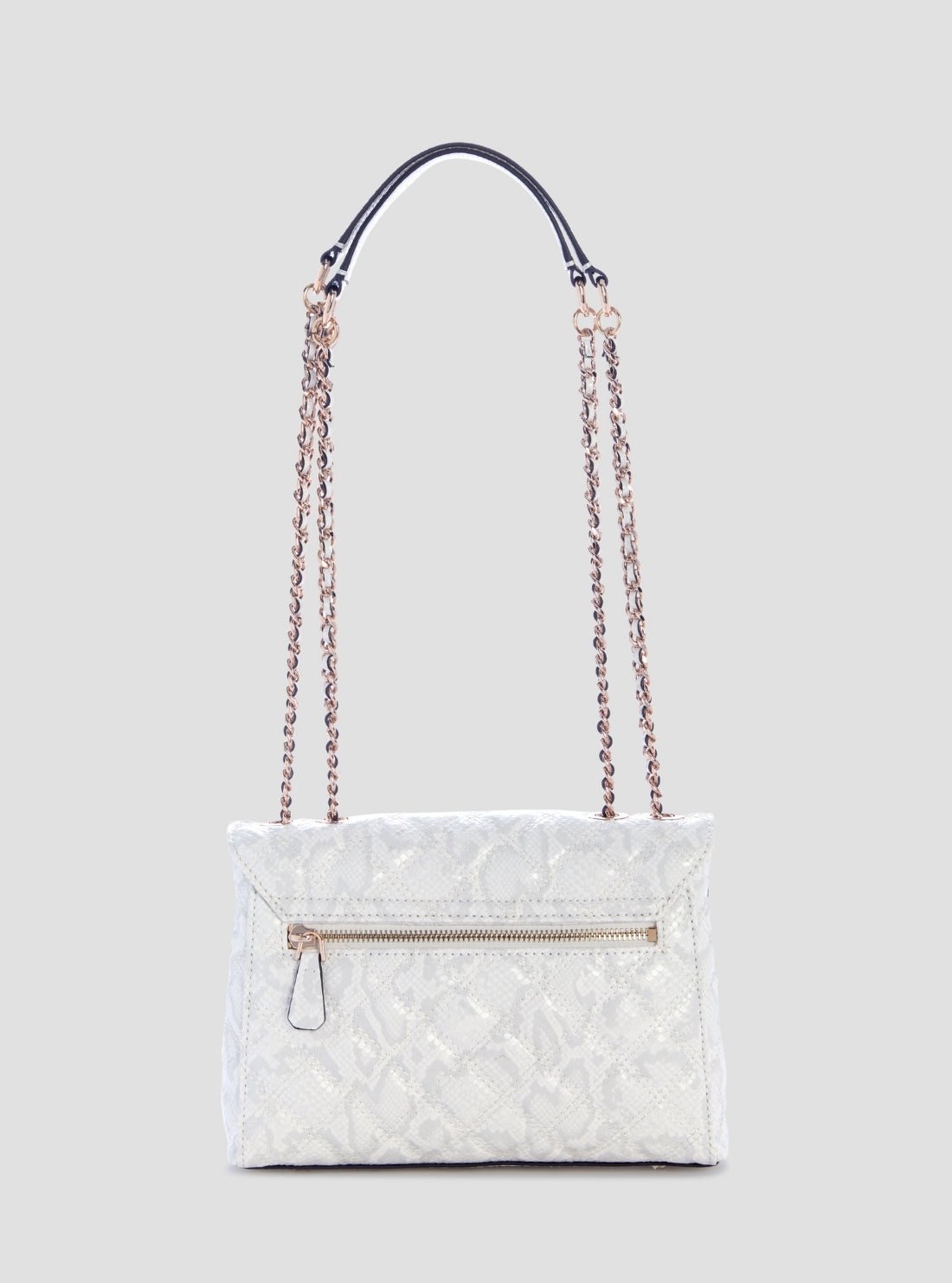 Guess Off-white giully convertible flap bag