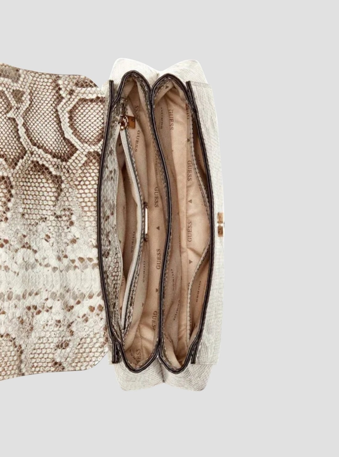 Guess Natural melinda top handle flap bag