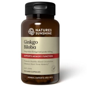 Nature’s Sunshine Ginkgo Biloba 100Capsules