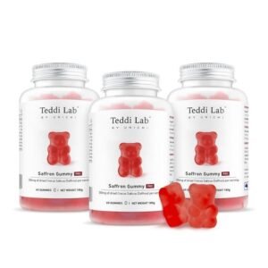 Teddi Lab by Unichi Saffron Gummy PRO x3 – Mood Support , Calm & Relax Packs