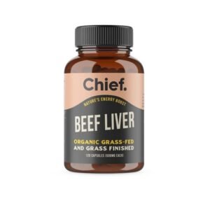 Chief Organic Beef Liver (Energy – Iron, B12) 120 Capsules