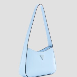 Guess Blue arnela top zip shoulder bag