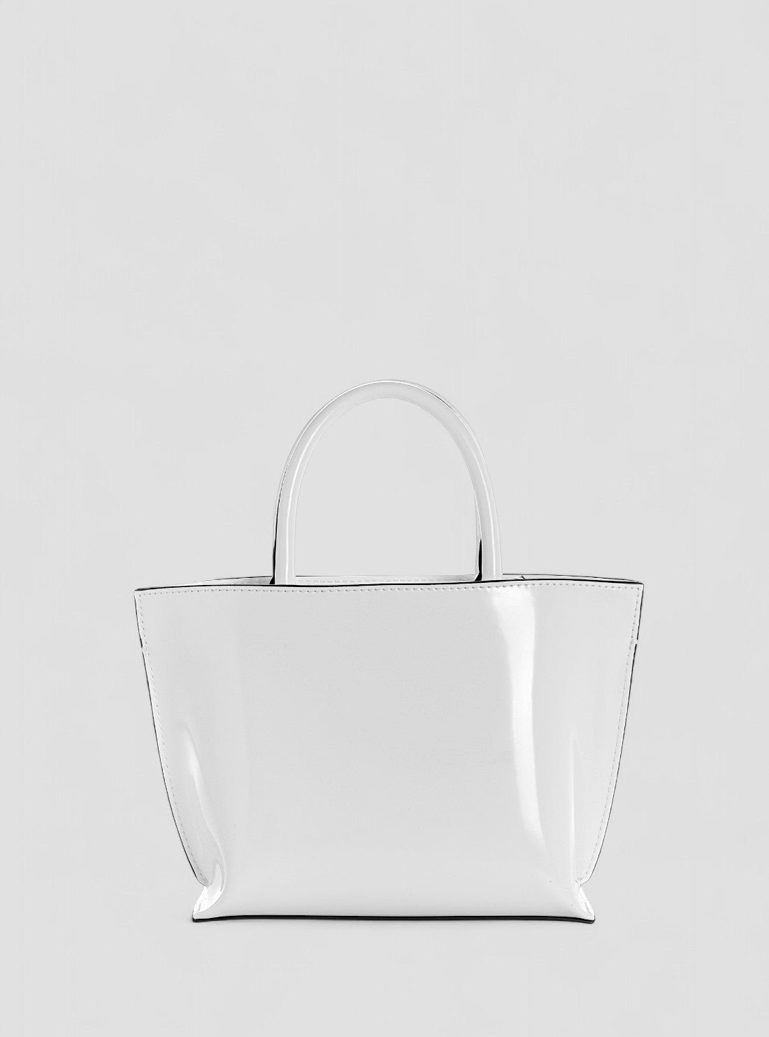 Guess White arnela mini tote bag