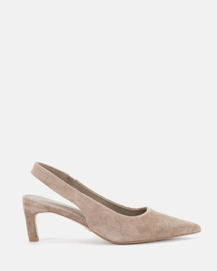 Novo PALLY TAUPE LEATHER SUEDE
