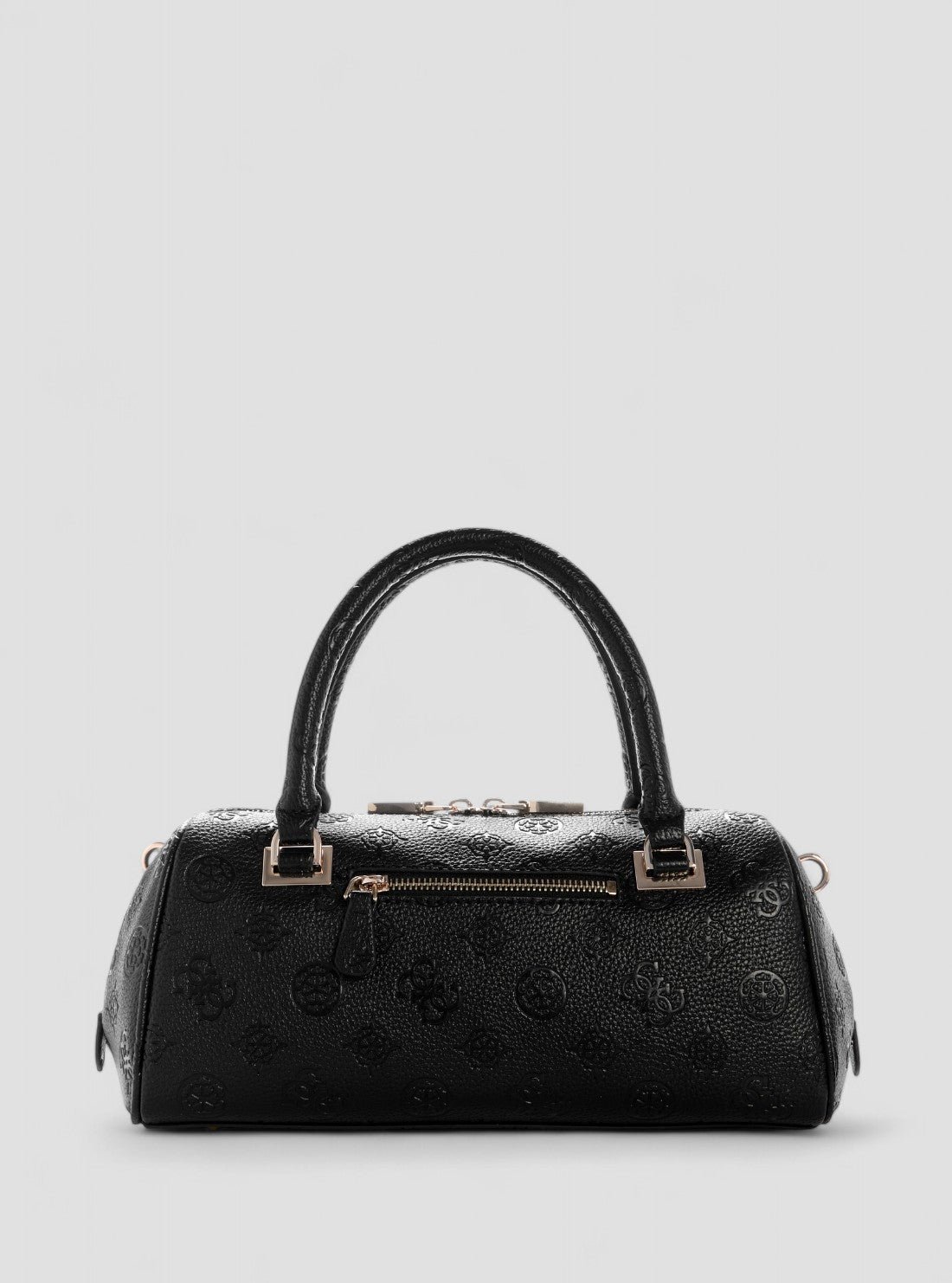 Guess Black logo cresidia ii box satchel bag