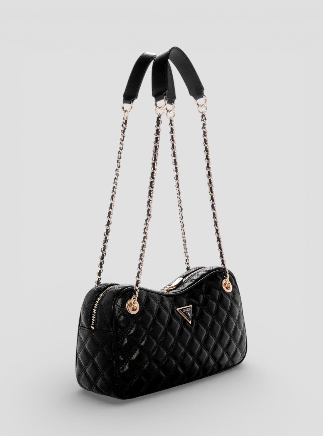 Guess Black giully ii shoulder satchel bag