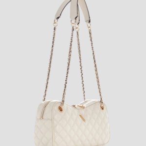 Guess White giully ii shoulder satchel bag