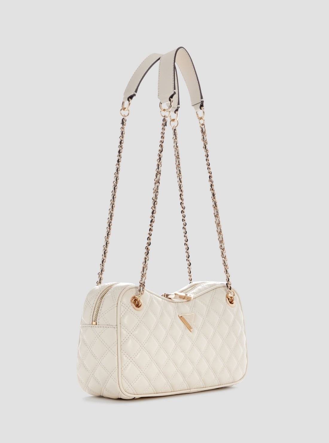 Guess White giully ii shoulder satchel bag