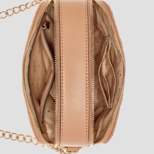 Guess Beige giully camera crossbody bag