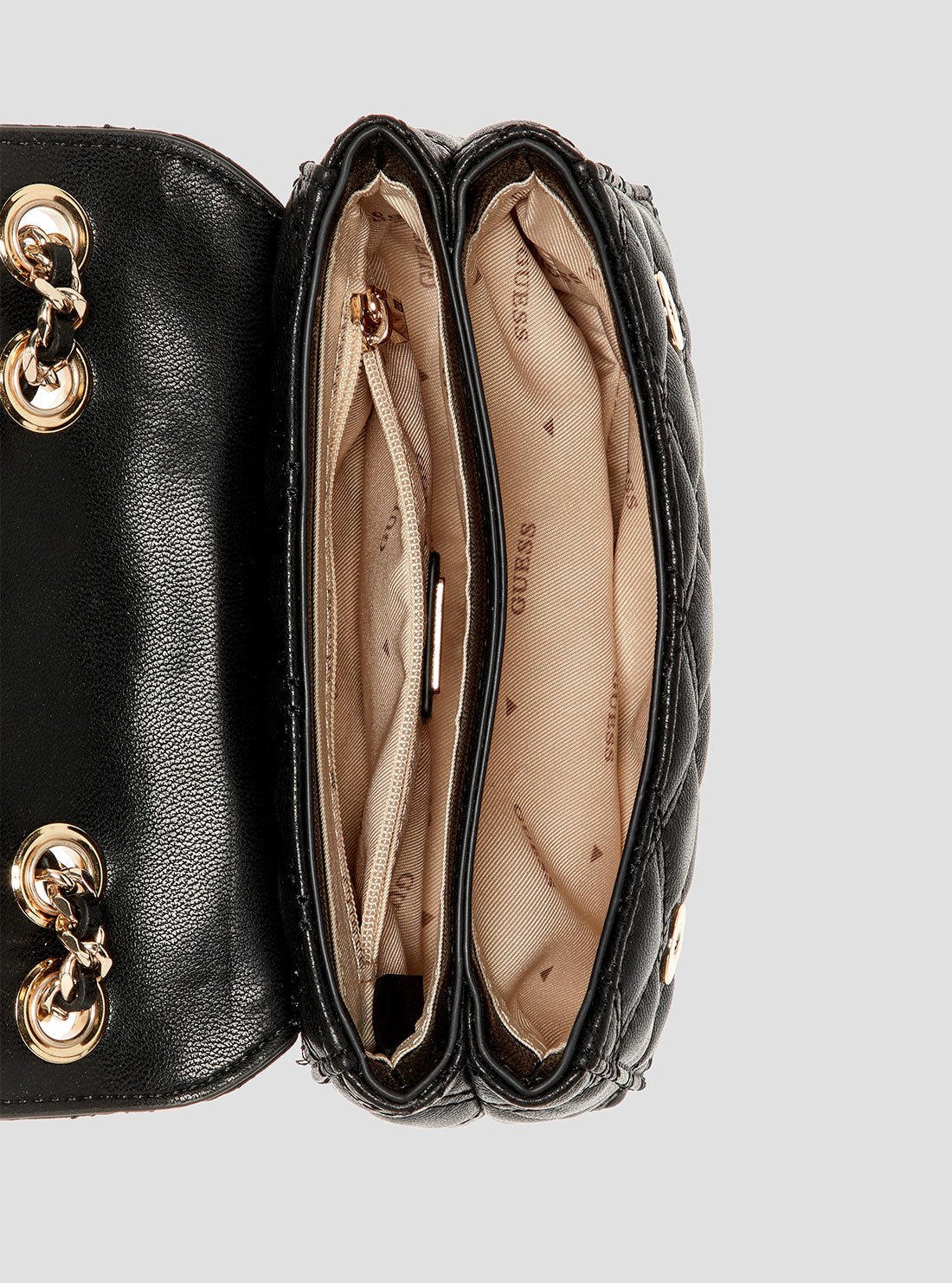 Guess Black giully mini crossbody bag