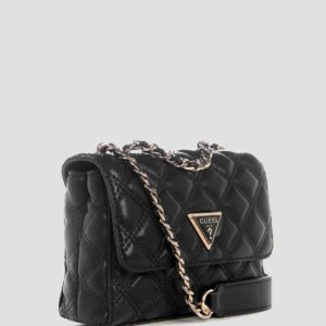 Guess Black giully mini crossbody bag
