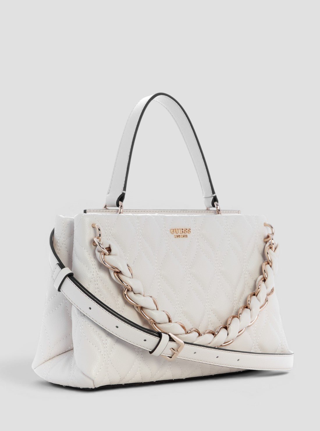 Guess Off-white maxine girlfriend satchel bag