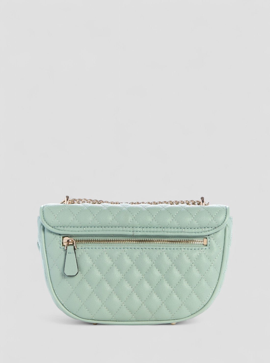 Guess Green atabey convertible crossbody flap bag