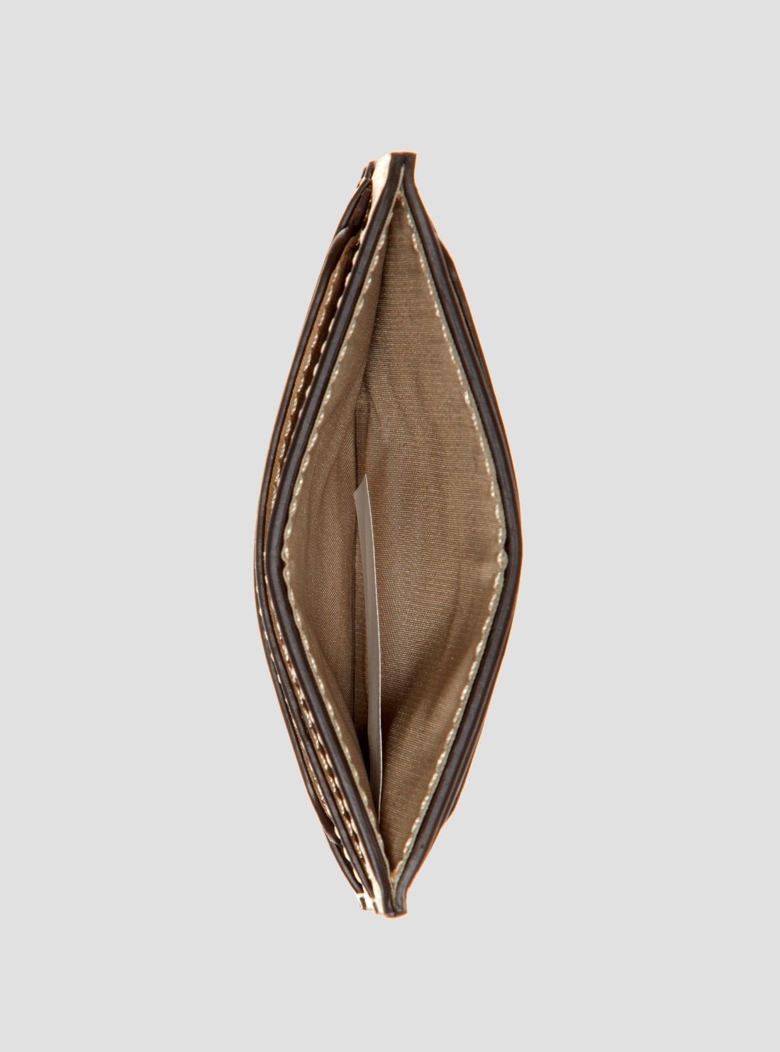 Guess Brown logo laurel ii card holder