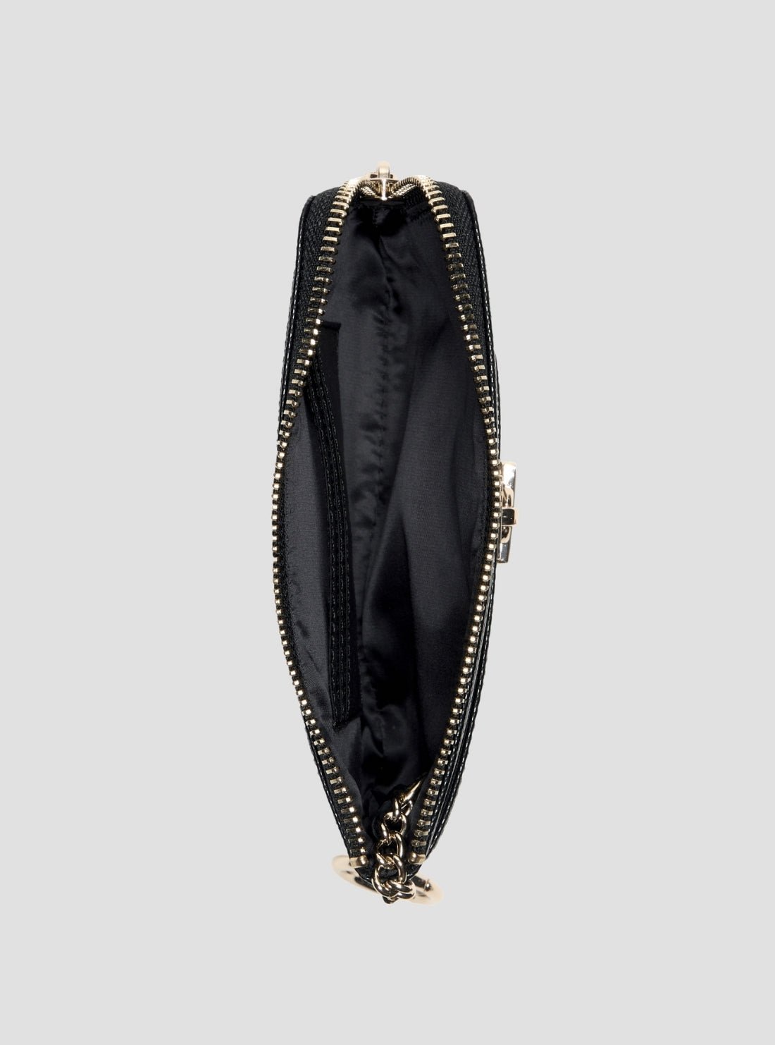 Guess Black logo laurel ii key ring pouch