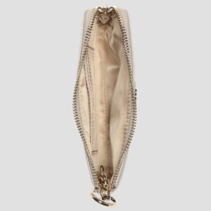Guess Brown logo laurel ii key ring pouch