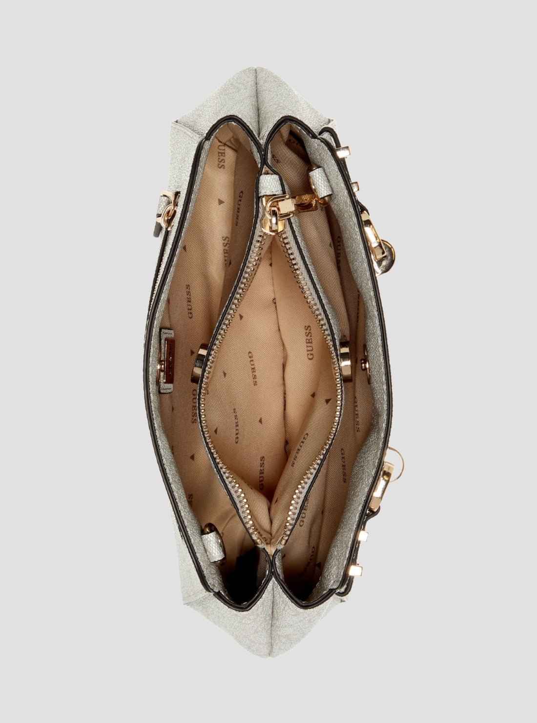 Guess Bone logo leona girlfriend crossbody bag