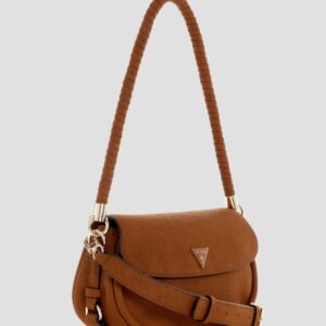 Guess Brown danya flap shoulder bag