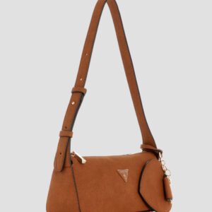 Guess Brown isobel mini shoulder bag