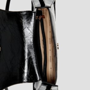 Guess Black xena flap shoulder bag