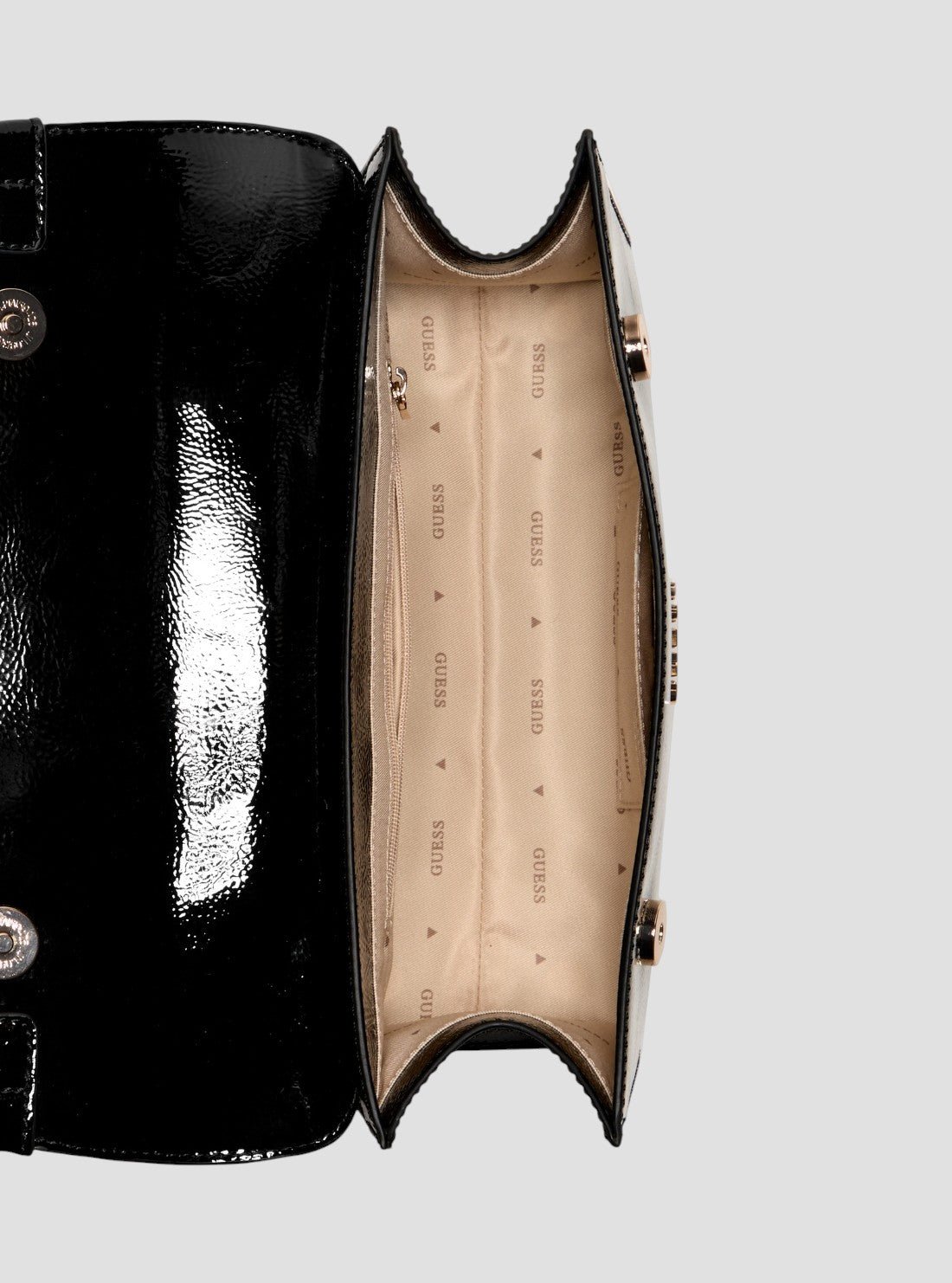 Guess Black cirene top handle flap bag